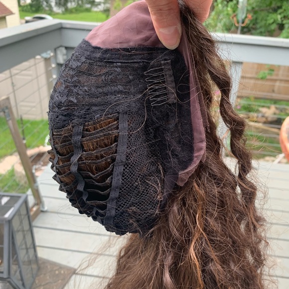 Reposhing a human hair wig I bought here, color is too dark for me - 26-28 inch - Picture 8 of 12